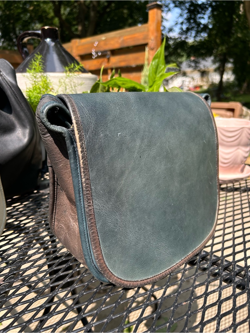 Coach Vintage Blue Classic Shoulder Bag - Picture 9 of 16